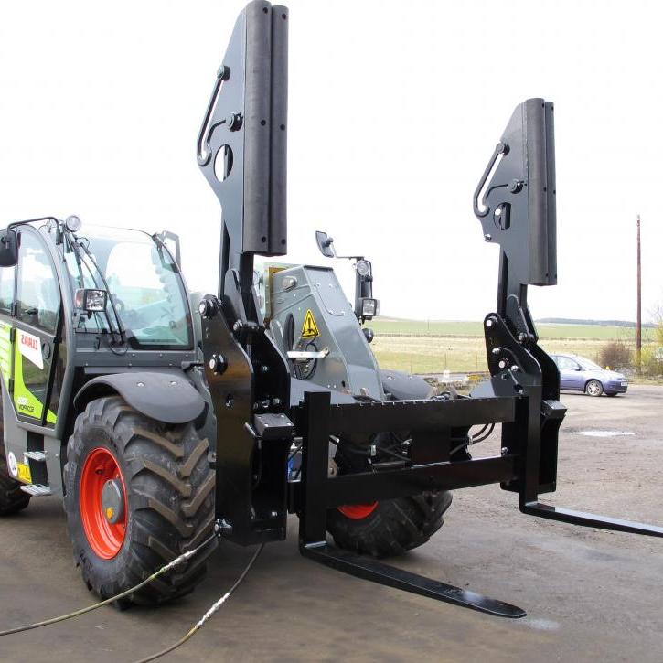 Pipe Stabilising Clamp on Claas Telehandler